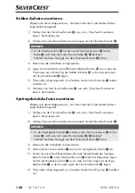 Preview for 51 page of Silvercrest 336980 2001 Operating Instructions Manual