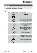 Предварительный просмотр 14 страницы Silvercrest 337270 2001 Operating Instructions Manual