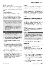 Preview for 62 page of Silvercrest 337874 1910 Operating Instructions Manual