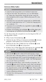 Preview for 12 page of Silvercrest 338000_2001 Operating Instructions Manual