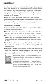 Preview for 21 page of Silvercrest 338000_2001 Operating Instructions Manual