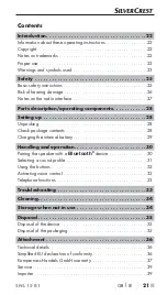 Preview for 24 page of Silvercrest 338000_2001 Operating Instructions Manual