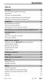 Preview for 66 page of Silvercrest 338000_2001 Operating Instructions Manual