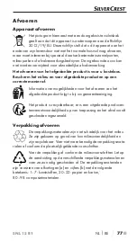 Preview for 80 page of Silvercrest 338000_2001 Operating Instructions Manual