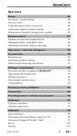 Preview for 86 page of Silvercrest 338000_2001 Operating Instructions Manual