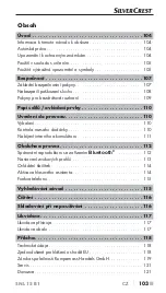 Preview for 106 page of Silvercrest 338000_2001 Operating Instructions Manual