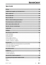 Предварительный просмотр 86 страницы Silvercrest 338031 2001 Operating Instructions Manual