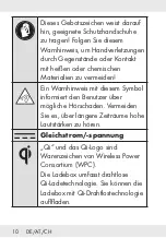 Предварительный просмотр 10 страницы Silvercrest 338143 2001 Operation And Safety Notes