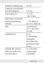 Предварительный просмотр 17 страницы Silvercrest 338143 2001 Operation And Safety Notes