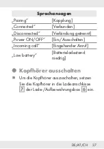 Предварительный просмотр 37 страницы Silvercrest 338143 2001 Operation And Safety Notes