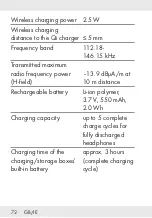 Предварительный просмотр 72 страницы Silvercrest 338143 2001 Operation And Safety Notes