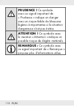 Предварительный просмотр 118 страницы Silvercrest 338143 2001 Operation And Safety Notes