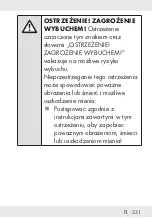 Предварительный просмотр 231 страницы Silvercrest 338143 2001 Operation And Safety Notes