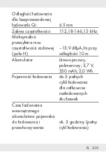 Предварительный просмотр 239 страницы Silvercrest 338143 2001 Operation And Safety Notes