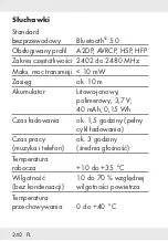 Предварительный просмотр 240 страницы Silvercrest 338143 2001 Operation And Safety Notes