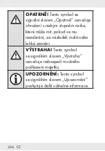 Предварительный просмотр 284 страницы Silvercrest 338143 2001 Operation And Safety Notes