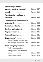 Предварительный просмотр 335 страницы Silvercrest 338143 2001 Operation And Safety Notes