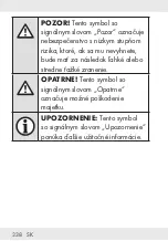 Предварительный просмотр 338 страницы Silvercrest 338143 2001 Operation And Safety Notes