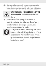 Предварительный просмотр 360 страницы Silvercrest 338143 2001 Operation And Safety Notes