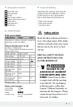 Preview for 7 page of Silvercrest 338272 2001 Operation And Safety Notes