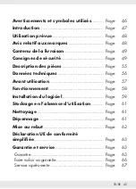 Предварительный просмотр 44 страницы Silvercrest 338324 2001 Operation And Safety Notes