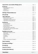 Preview for 5 page of Silvercrest 338567 2001 Operation And Safety Notes