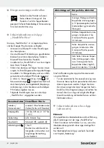 Preview for 12 page of Silvercrest 338567 2001 Operation And Safety Notes