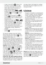 Preview for 13 page of Silvercrest 338567 2001 Operation And Safety Notes