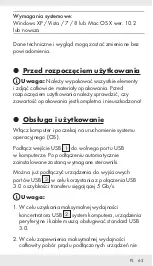 Preview for 62 page of Silvercrest 339089 1910 Operation And Safety Notes