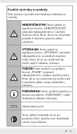 Preview for 80 page of Silvercrest 339089 1910 Operation And Safety Notes