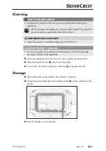 Предварительный просмотр 28 страницы Silvercrest 339180 1910 Operating Instructions Manual