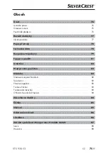 Предварительный просмотр 78 страницы Silvercrest 339180 1910 Operating Instructions Manual