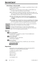 Preview for 57 page of Silvercrest 339195 1910 Operating Instructions Manual