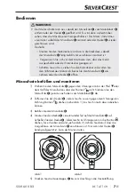 Предварительный просмотр 10 страницы Silvercrest 339532 1910 Operating Instructions Manual