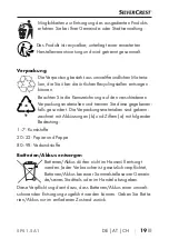 Preview for 22 page of Silvercrest 339567 1910 Operating Instructions Manual