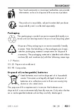 Preview for 46 page of Silvercrest 339567 1910 Operating Instructions Manual