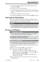 Preview for 14 page of Silvercrest 339678 1910 Operating Instructions Manual