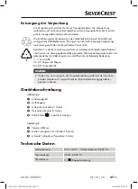 Preview for 30 page of Silvercrest 339683 1910 Operating Instructions Manual