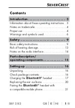 Предварительный просмотр 4 страницы Silvercrest 339722 1910 Operating Instructions Manual