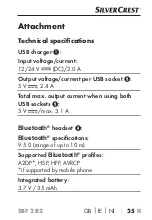 Предварительный просмотр 38 страницы Silvercrest 339722 1910 Operating Instructions Manual