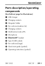 Предварительный просмотр 62 страницы Silvercrest 339722_1910 Operating Instructions Manual