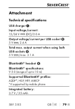 Предварительный просмотр 82 страницы Silvercrest 339722_1910 Operating Instructions Manual