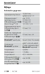 Предварительный просмотр 137 страницы Silvercrest 340116 2001 Operating Instructions Manual