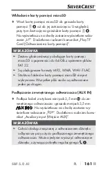 Предварительный просмотр 164 страницы Silvercrest 340116 2001 Operating Instructions Manual