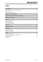 Preview for 4 page of Silvercrest 340445 2004 Operating Instructions Manual