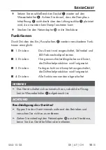 Preview for 14 page of Silvercrest 340458-1910 Operating Instructions Manual