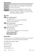 Preview for 21 page of Silvercrest 340458-1910 Operating Instructions Manual