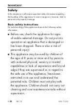 Preview for 25 page of Silvercrest 340458-1910 Operating Instructions Manual