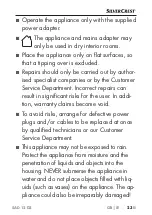 Preview for 26 page of Silvercrest 340458-1910 Operating Instructions Manual