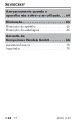 Preview for 54 page of Silvercrest 340482 1910 Operating Instructions Manual